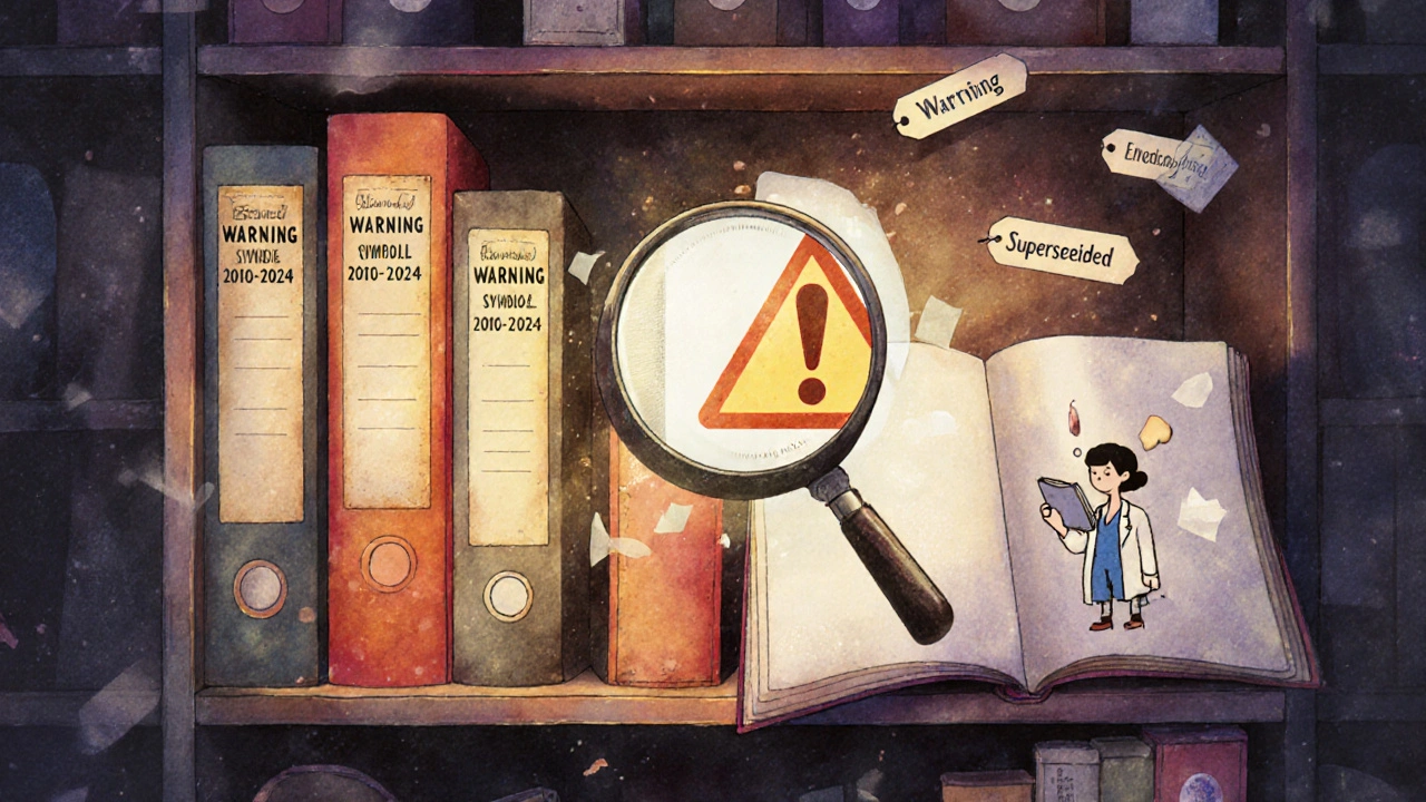 FDA Safety Communications Archive: How to Research Historical Drug and Device Warnings