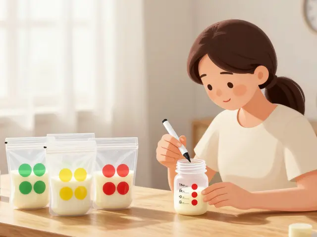 How to Store and Label Breast Milk When Taking Temporary Medications